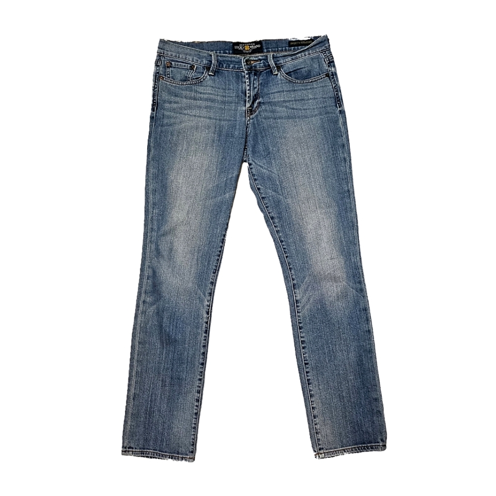 Lucky Brand Jeans Sweet'n Straight Lightweight Mid Rise Leg Classic sz 6